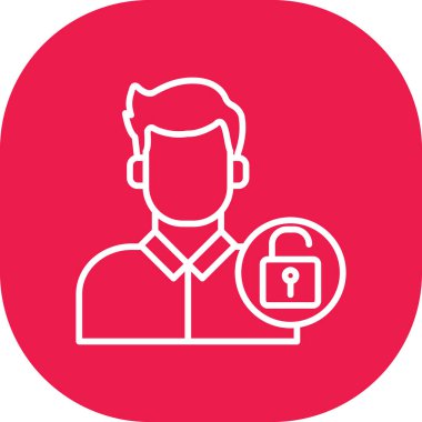 İnsan simgesinin vektör illüstrasyonu