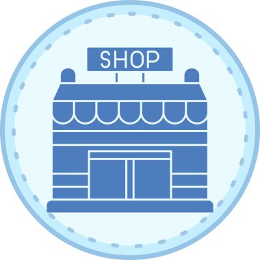 Bina. Web simgesi basit illüstrasyon