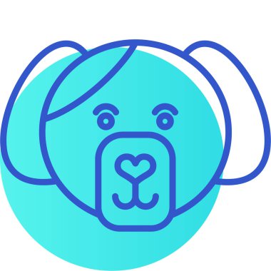 hayvan simgesi vektör illüstrasyonu