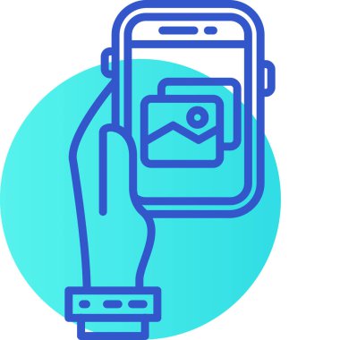 vektör cep telefon simgesi