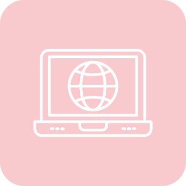 Ağ simgesi. vektör illüstrasyonu