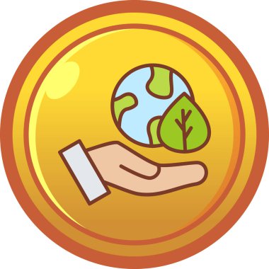 Dünya simgesini modayla izole edilmiş arkaplanda kaydet