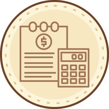 finanse simgesi vektör illüstrasyonu