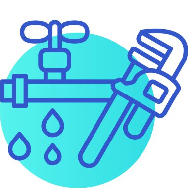 İngiliz anahtarı. Web simgesi basit tasarım