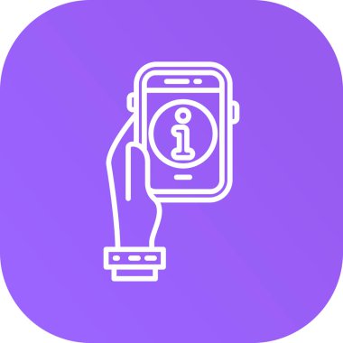 Vektör Mobil simge illüstrasyonu