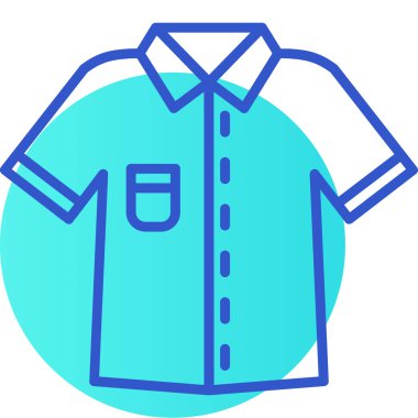 Gömlek. Web simgesi basit illüstrasyon