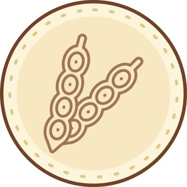 Gıda simgesinin vektör illüstrasyonu