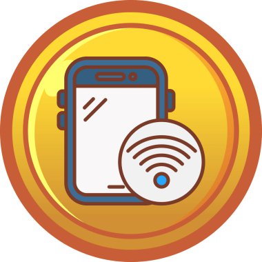 wifi simgesi vektör illüstrasyonu