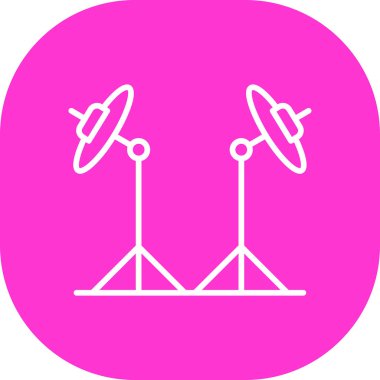 Anten. Web simgesi basit tasarım