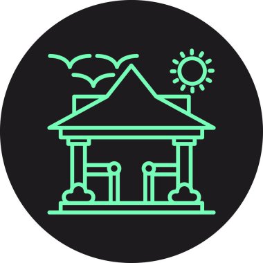 vektör evi resimleme