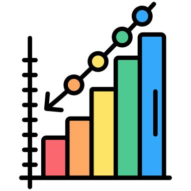 Grafik çizimi. vektör illüstrasyonu