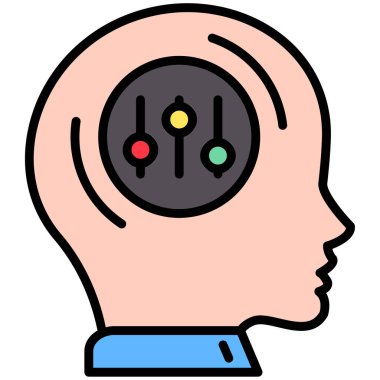 beyin yapay zeka simgesi