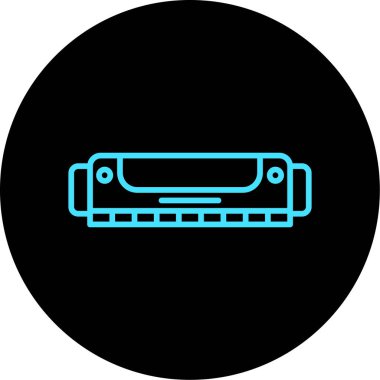 Bir b müzik ikonunun vektör illüstrasyonu