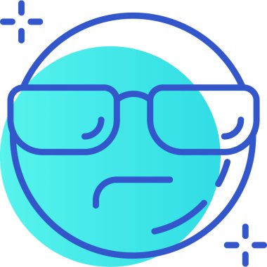 emoji. Web simgesi basit illüstrasyon