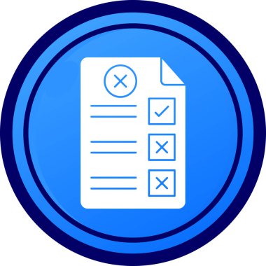 Yapılacaklar listesi web simgesi basit illüstrasyon