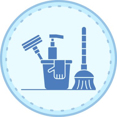 Fırça simgesi vektör illüstrasyonu