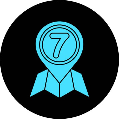 Rozet. Web simgesi basit illüstrasyon