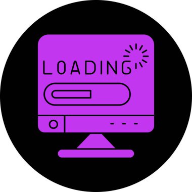 Web simgesi vektör illüstrasyonu