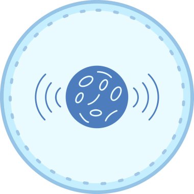 Modern radyo simgesinin vektör illüstrasyonu