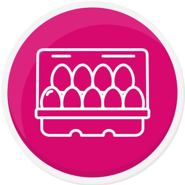 vektör çizim tasarım yumurta simgesinin