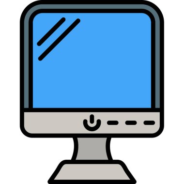 Bilgisayar monitörü. Basit tasarım