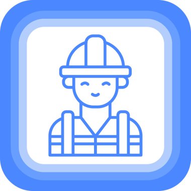 Bir insan simgesinin vektör illüstrasyonu