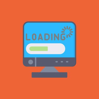 vektör düz tasarımı yükleniyor