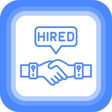 Tokalaşın. Web simgesi basit illüstrasyon