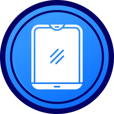 Vektör akıllı telefon simgesi illüstrasyonu