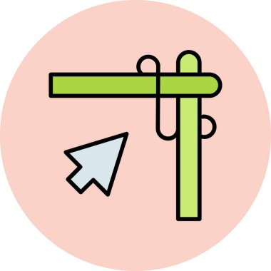 bayrak ikonu vektör illüstrasyonu