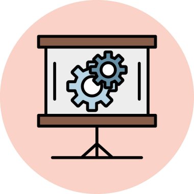 Ayarlama. Web simgesi basit illüstrasyon