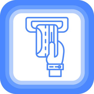 fırça. Web simgesi basit illüstrasyon