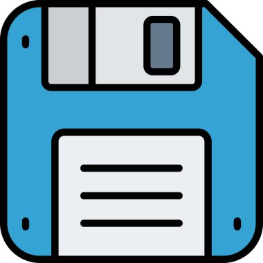 Bilgisayar disk sürücüsü simgesi - taslak biçimi