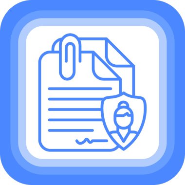 Kimlik kartı. Basit resimleme