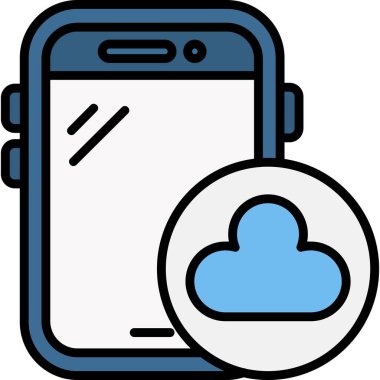 bulut cep telefonu simgesi