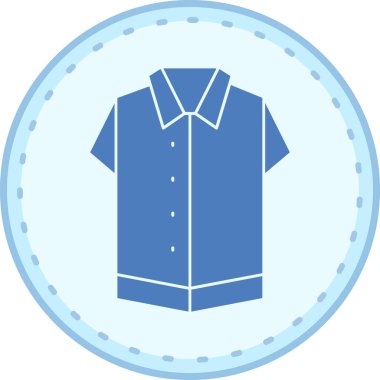 Gömlek. Web simgesi basit illüstrasyon