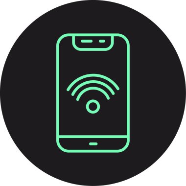 Eşsiz Wiifi Vektör Kabartma Simgesi