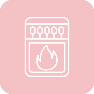 Simge vektör çizim gaz sobası