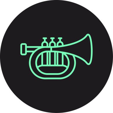 Modern b 'nin vektör illüstrasyonu simge müziğinden yoksun