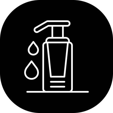 Bir sabun şişesinin vektör çizimi