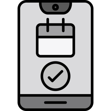 akıllı telefon simgesi vektör illüstrasyonu