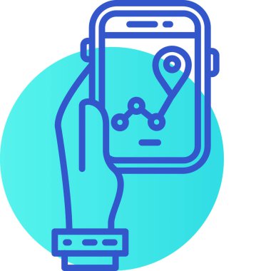 seo modern simgesinin vektör illüstrasyonu