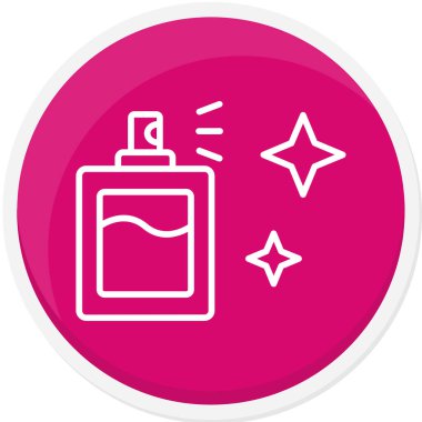 Sprey şişe simgesi, modern basit illüstrasyon