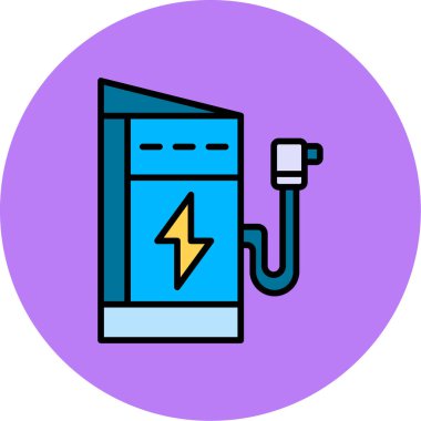 pil simgesi, vektör illüstrasyonu