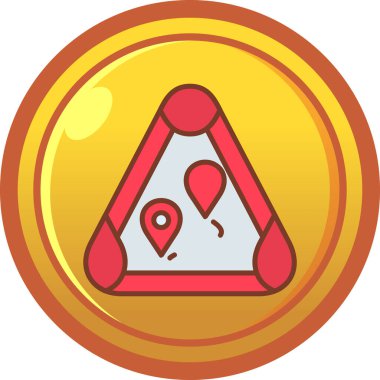 Vektör illüstrasyonu, simge ögesi arkaplanı