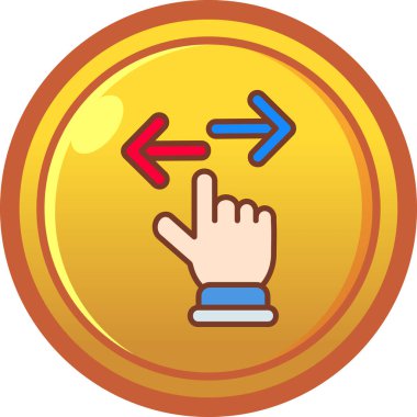 para simgesini parmakla