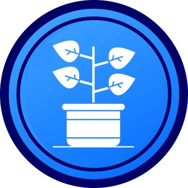 bitki simgesi vektör illüstrasyonu