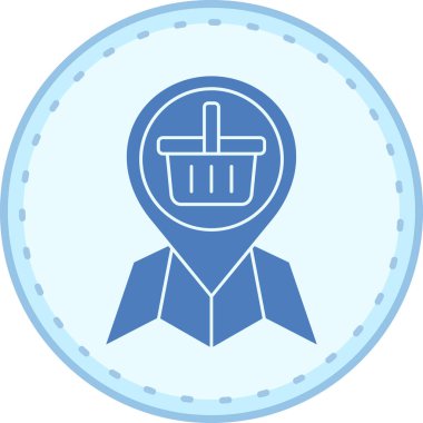 Bir insan simgesinin vektör illüstrasyonu