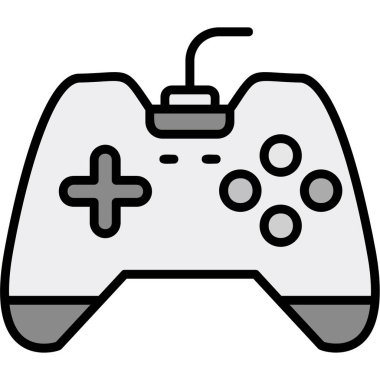 Oyun çubuğu simgesi. vektör illüstrasyonu