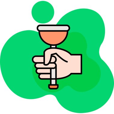 Kap ikonu vektör illüstrasyonu